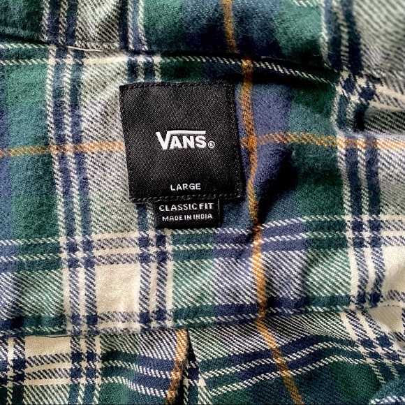 Vans Large Green Flannel - Picture 2 of 3